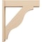 Ekena Millwork 8-in W x 36-in D x 40-in H Funston Block Rough Cedar Woodgrain TimberThane Outlooker, Primed Tan OUTUR080X36X40FST44RCPR - alternate 6